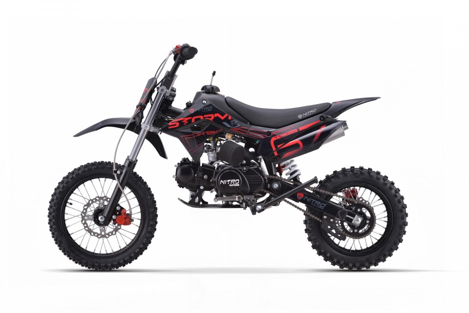 Dirtbike 110cc Storm V3 14/12 Semi Aut e-start + kickstart