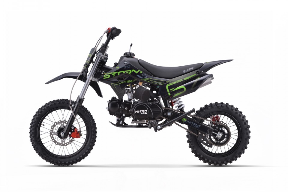 Dirtbike 110cc Storm V3 14/12 Semi Aut e-start + kickstart