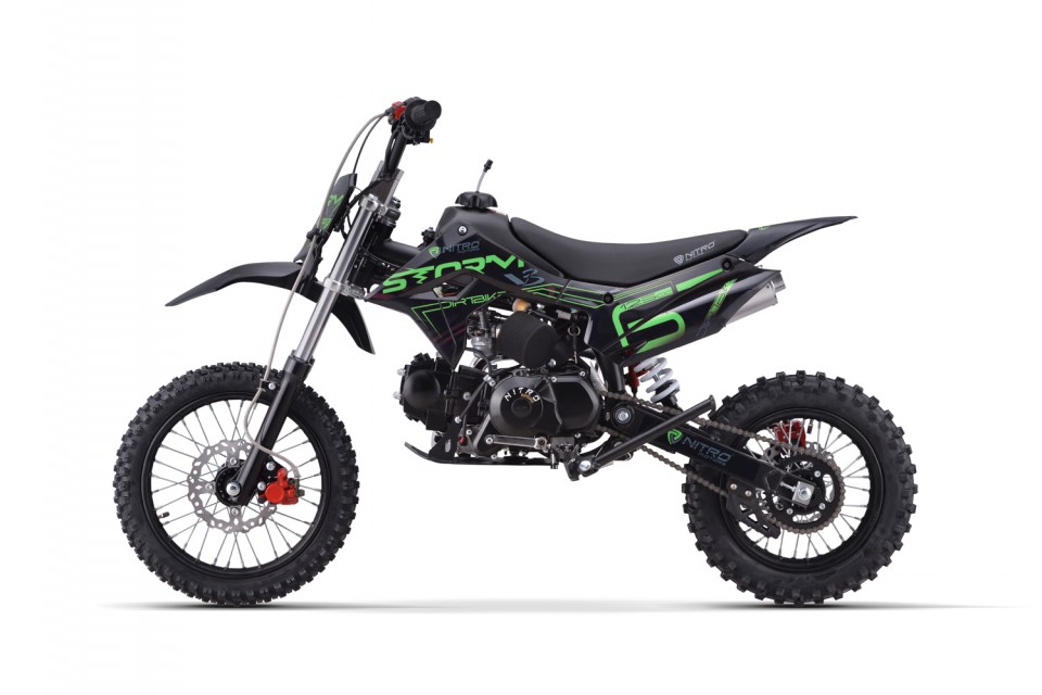 Dirtbike 125cc Storm V3 14/12 Semi schakel e-start + kickstart