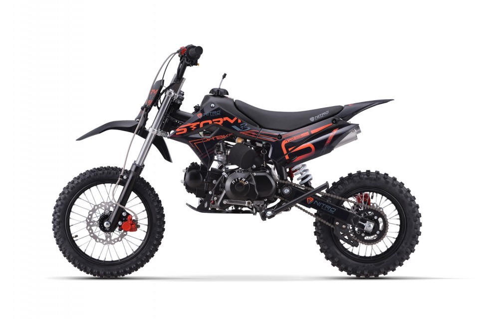 Dirtbike 125cc Storm V3 14/12 Semi schakel e-start + kickstart