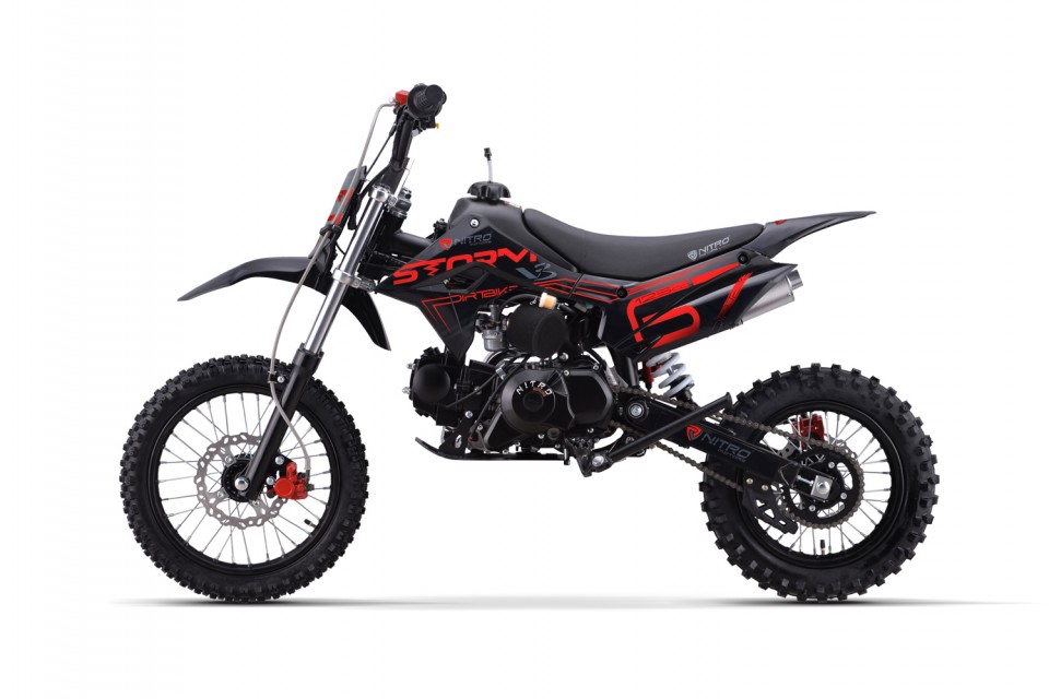 Dirtbike 125cc Storm V3 14/12 Semi Aut E-start