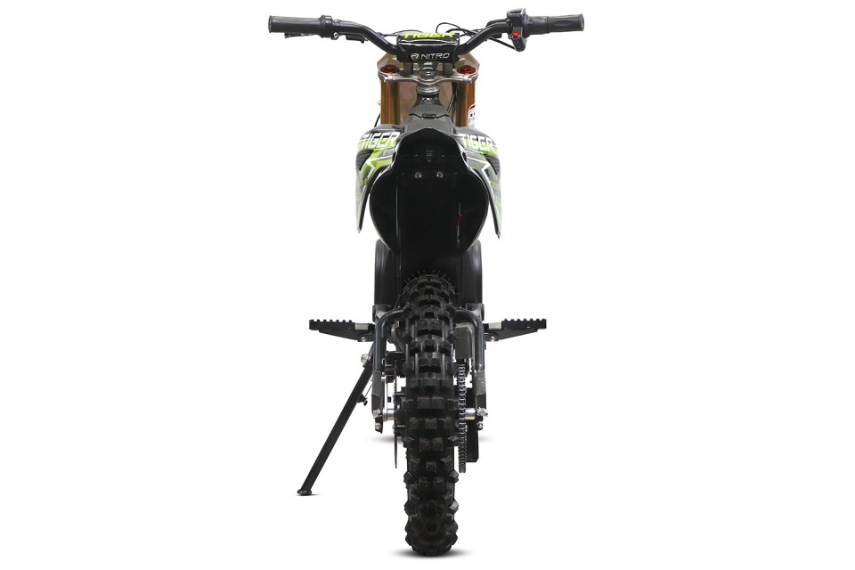 Eco Dirtbike 1300W Tiger DLX 14/12 lithium accu 13ah borstelloos
