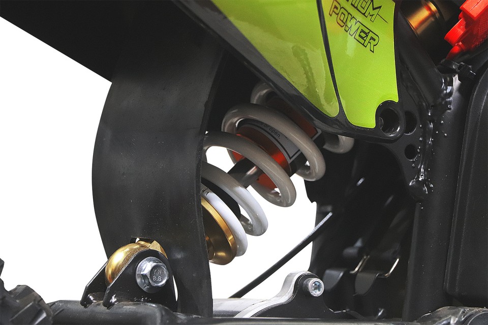 Eco Dirtbike 1300W Tiger DLX 14/12 lithium accu 13ah borstelloos