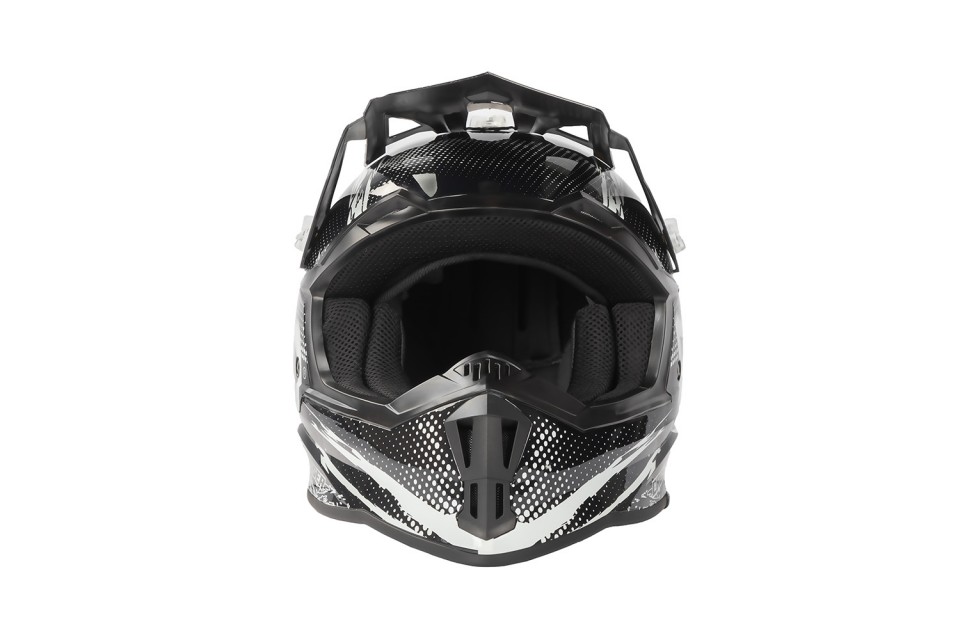 KIMO BRO Kinder Crosshelm Helm Sport Black ECE 