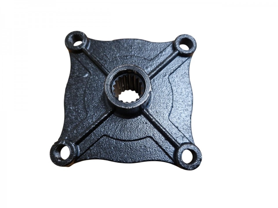 (10B3a) Wielnaaf achterzijde 4 gaats / as 17mm ATV