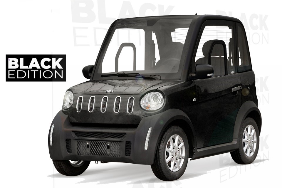 Geco Twin 4.0 V2 black edition elektrische brommobiel | 45 km/u