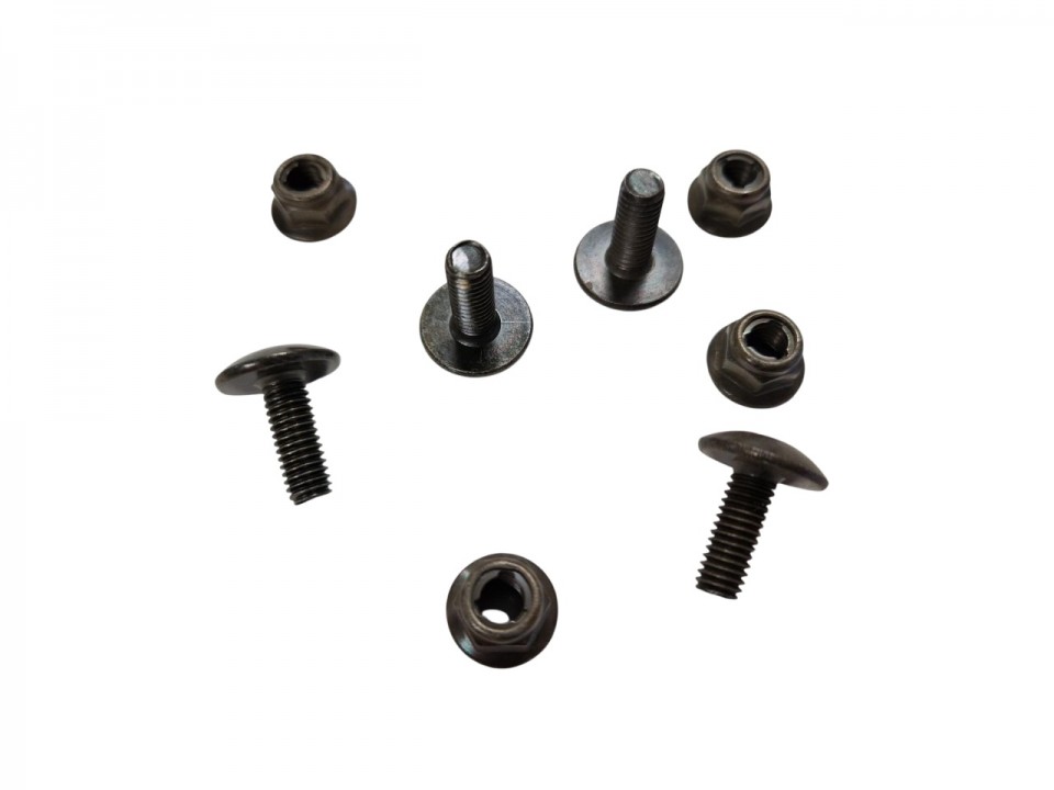 (8i5f) Set 4 schroeven en moeren voor kappen