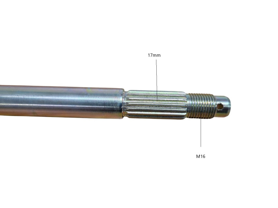 (28A2a) Achteras lengte ca. 610mm ATV