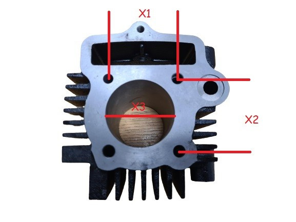 (9G1a) Cilinder Orion 70cc zuigergat 47mm