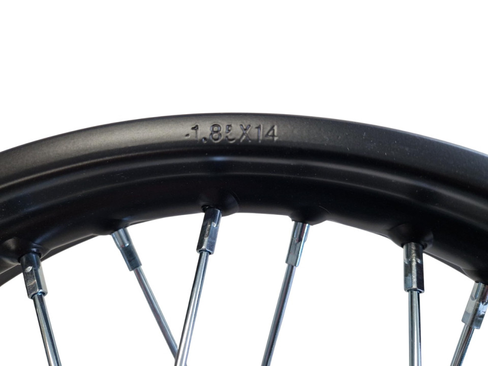 (220C3a) 14 inch achtervelg as 15mm