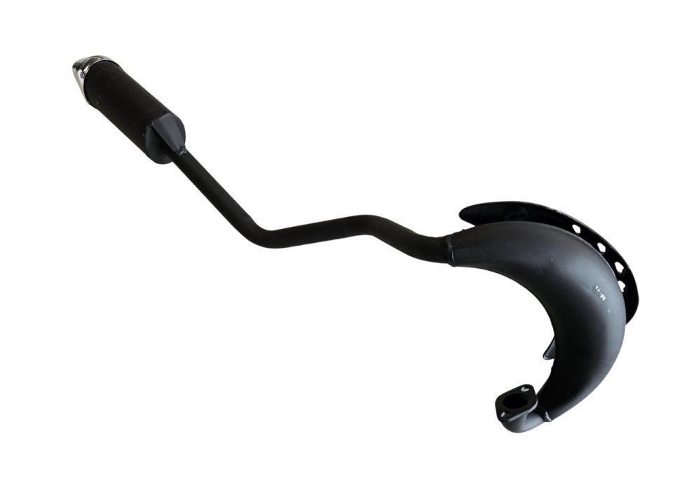 (25A2d) Uitlaat enkele demper 2-takt