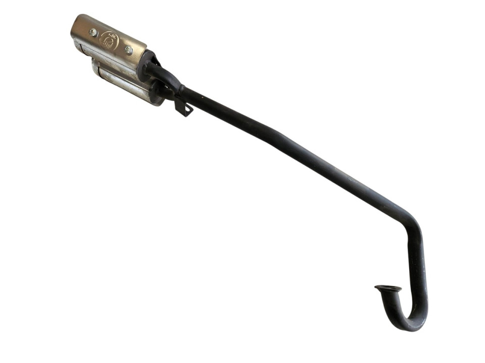 (24Z3d) Uitlaat dubbele demper Dragon 2-takt