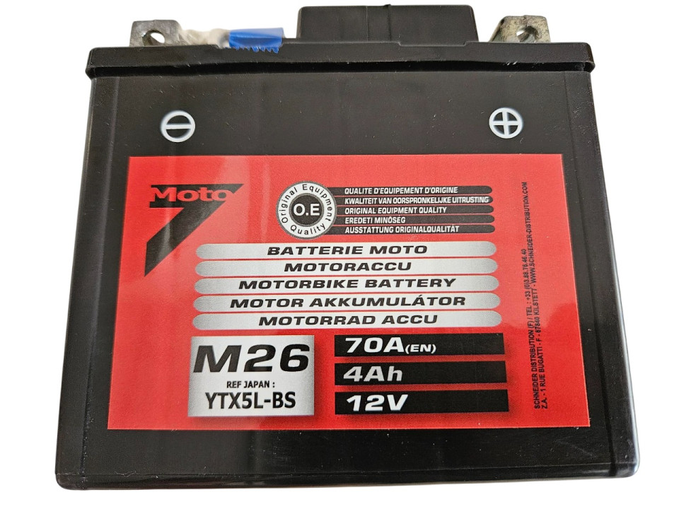 (15C4c) (AANBIEDING) 12 volt / 4.0Ah met zuur