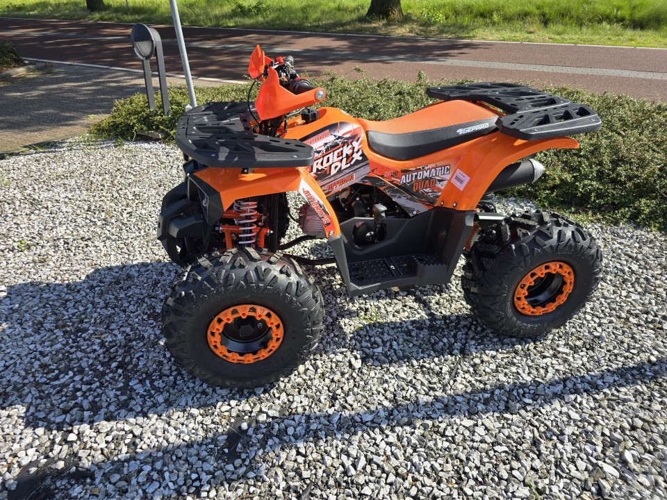 Kinderquad Gepard Rocky DLX (special edition) 125cc 8 inch Oranje