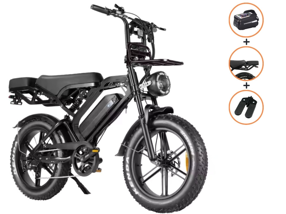 QM V20 PRO Essential - zwart - elektrische fatbike