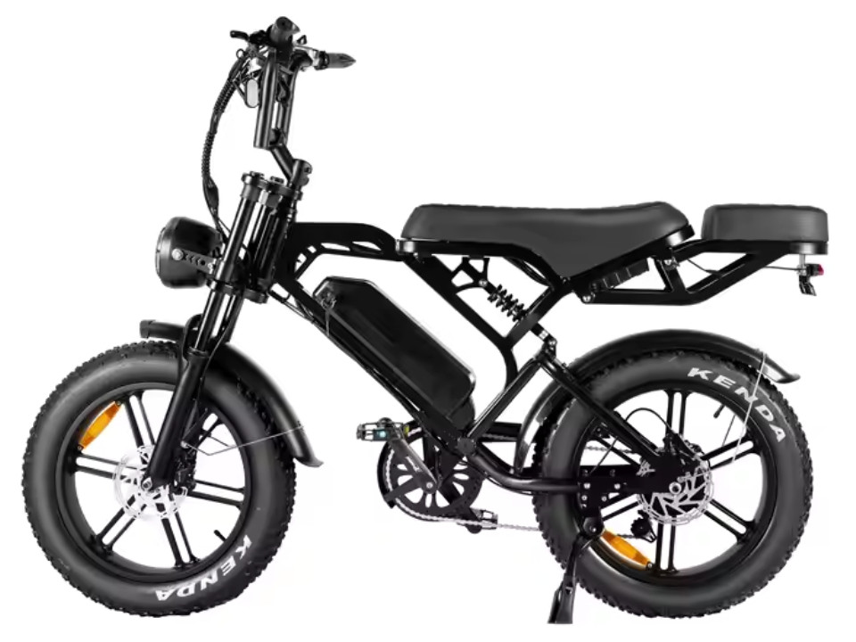 QM V20 PRO Luxury Full Option - zwart - elektrische fatbike