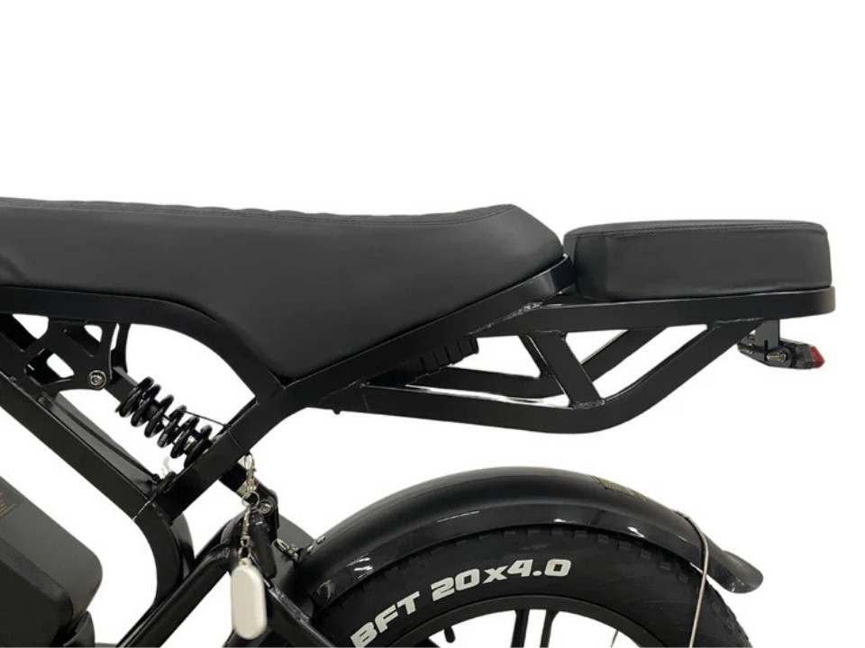 QM V20 PRO Luxury Full Option - zwart - elektrische fatbike