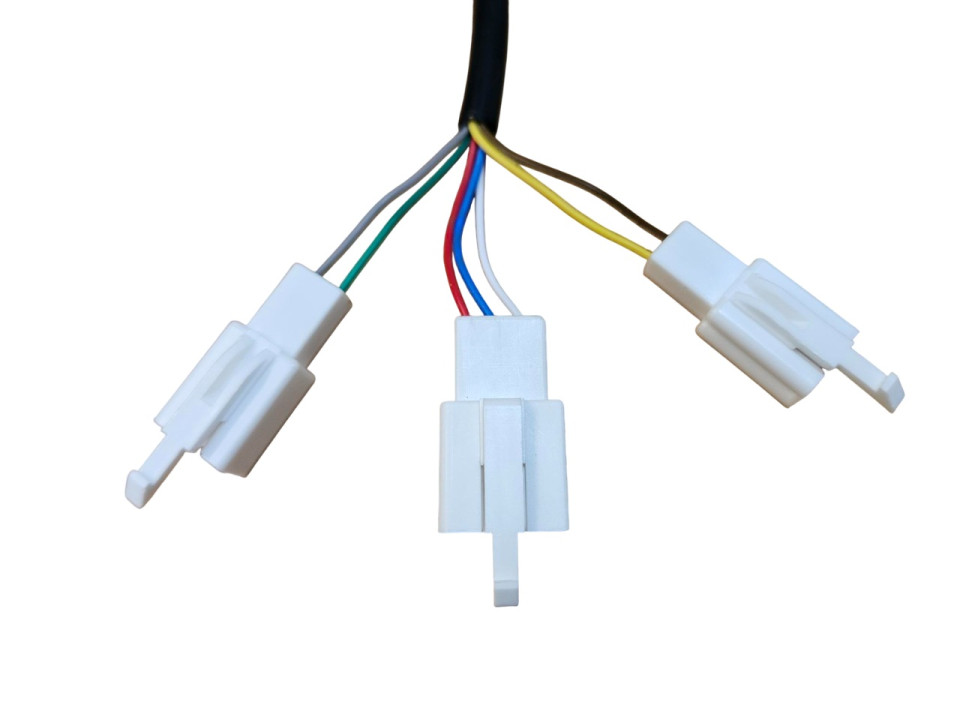 (4A6a) Gashendelset Eco ATV + cross met contactslot 36 V