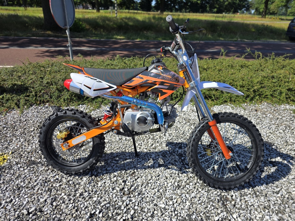 Dirtbike MMX 125cc 4 takt 607-serie Orange