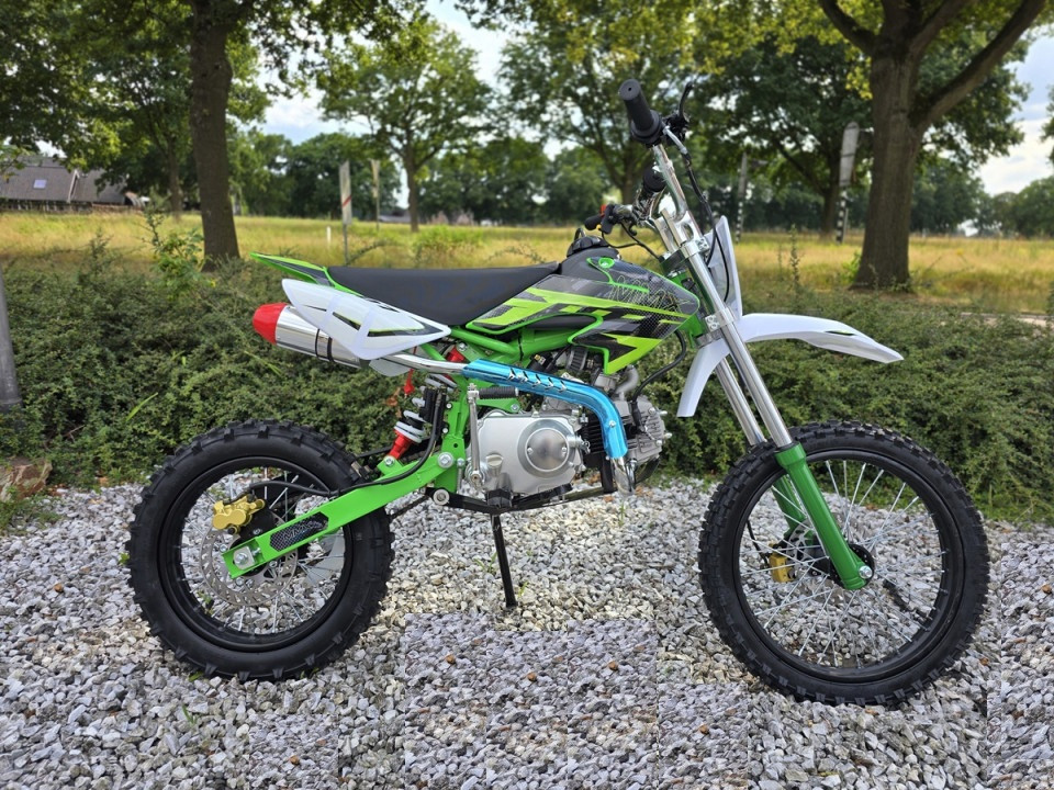 Dirtbike MMX 125cc 4 takt 607-serie Green