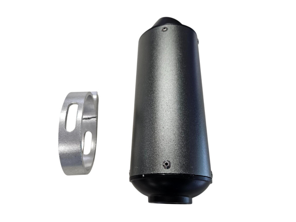 (14D3b) Uitlaat met einddemper en beugel