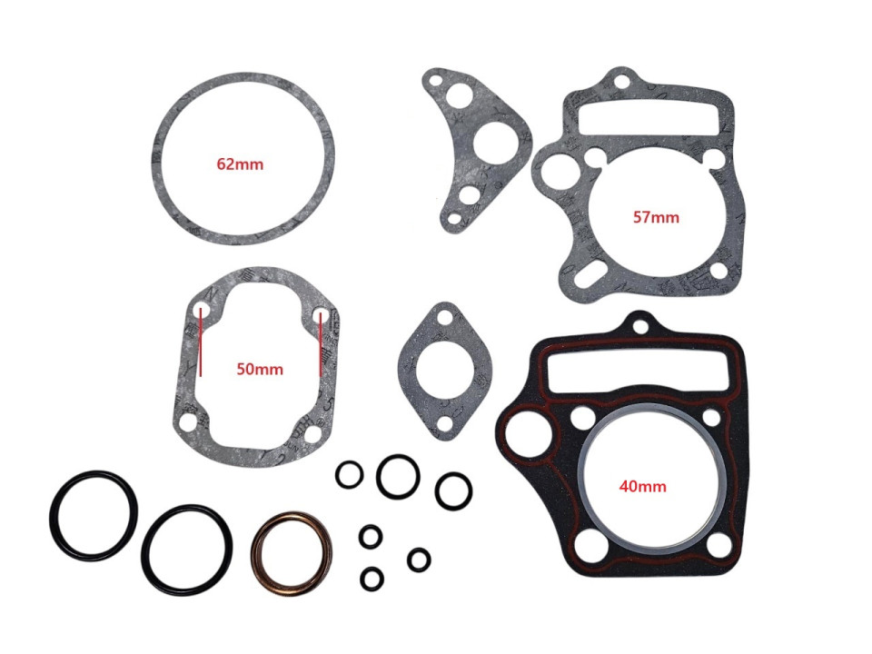 (2A3i) Complete koppakkingset 50cc (15 dlg)