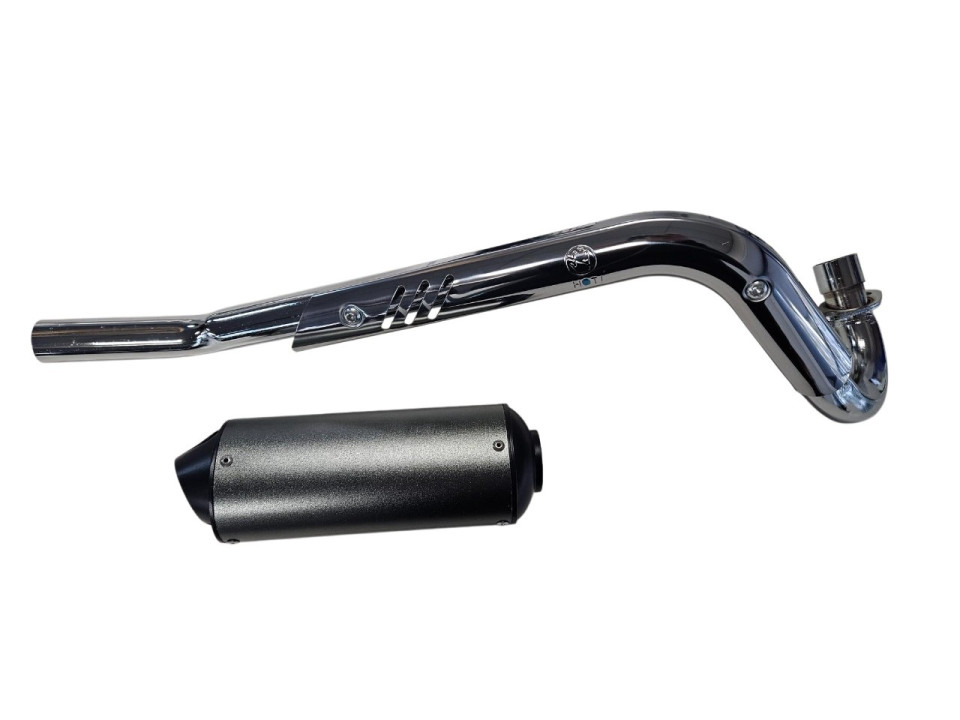 (14D3b) Uitlaat met einddemper en beugel