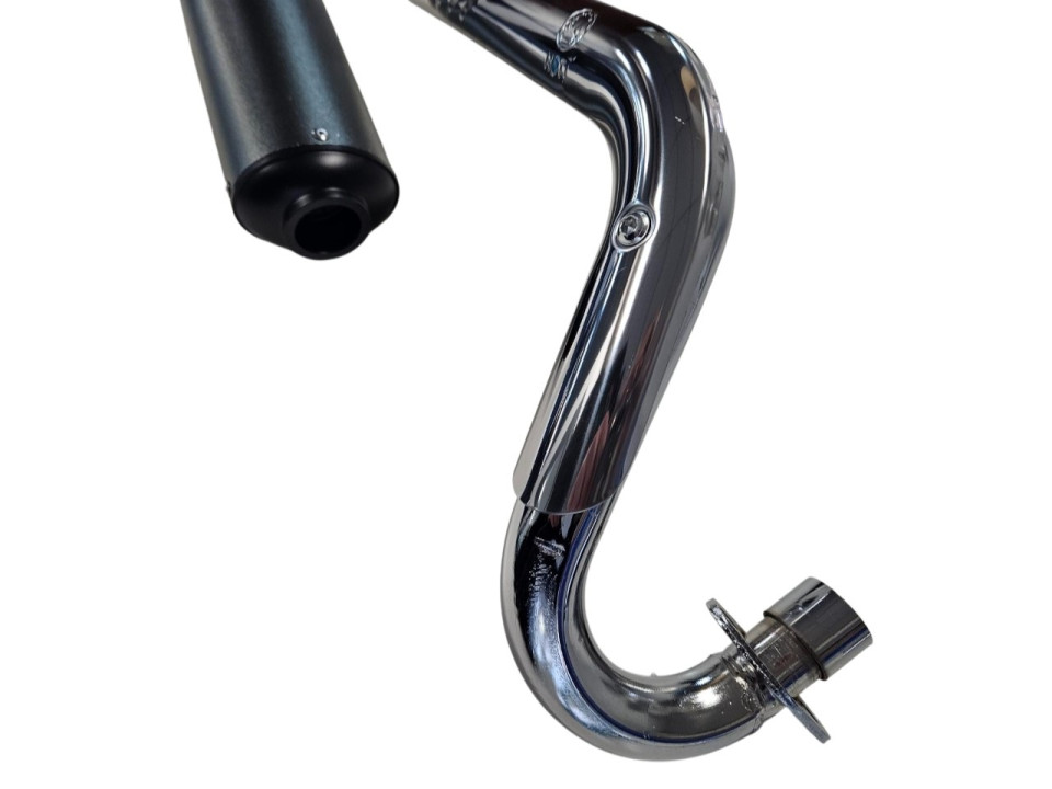 (14D3b) Uitlaat met einddemper en beugel