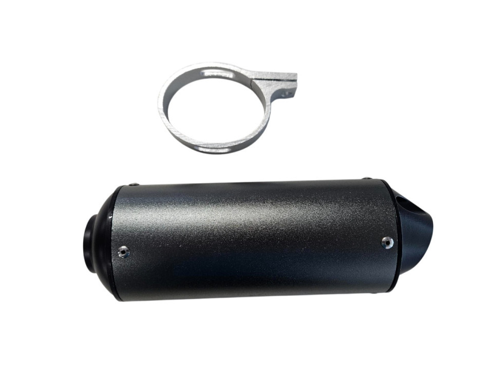 (14D3b) Uitlaat met einddemper en beugel