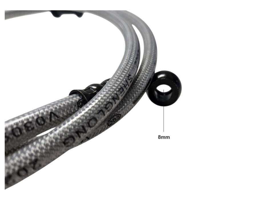 (26G1b) Remleiding voorzijde 110 cm lang (8mm/10mm)