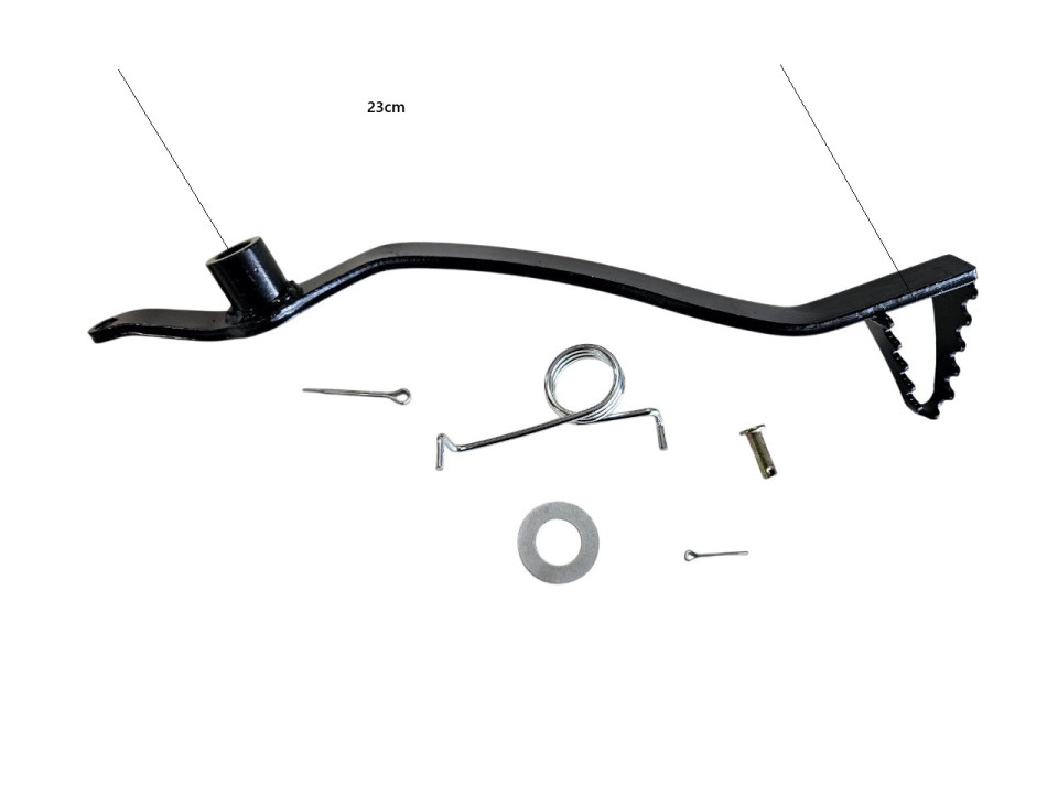 (14C5b) Rempedaal 23cm (set 6Dlg)