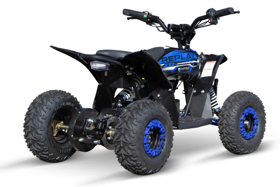 Eco kinderquad Replay 1500w XTREME DLX 6 inch Blauw