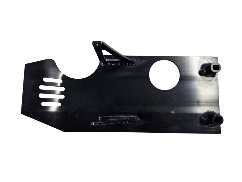 (11L3a) Dirtbike bodemplaat aluminium kleur zwart