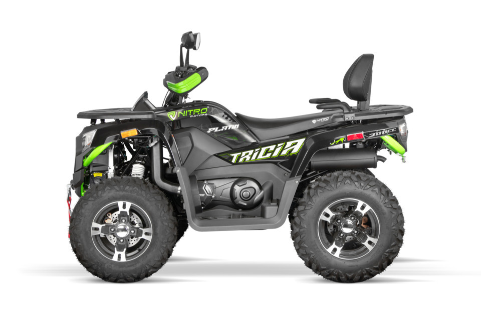 Tricia landbouw quad met kenteken 300cc T3B Rood