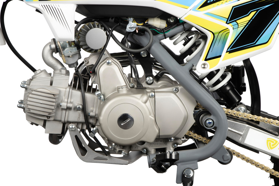 Dirtbike 125cc Chilly UX URX 12/10 E-Start Automaat Groen