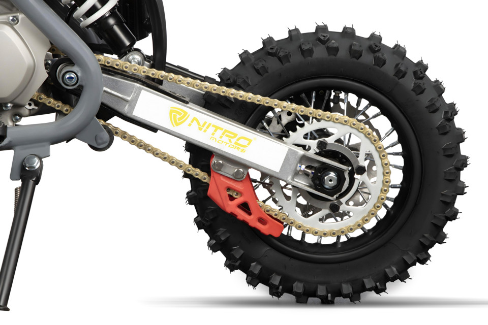 Dirtbike 125cc Chilly UX URX 12/10 E-Start Automaat Groen