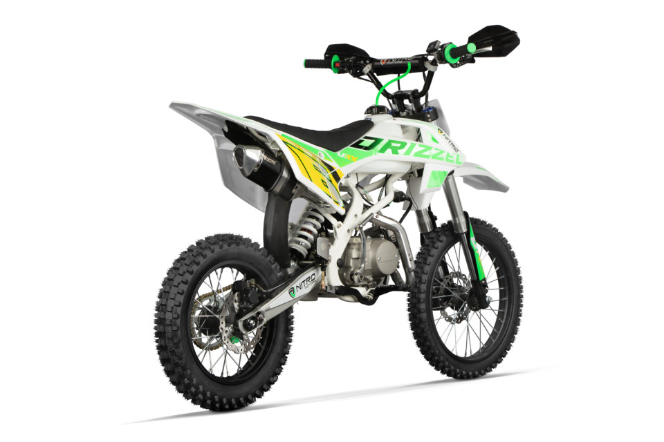 Dirtbike 125cc Drizzel UX URX 17/14 Kick Start green