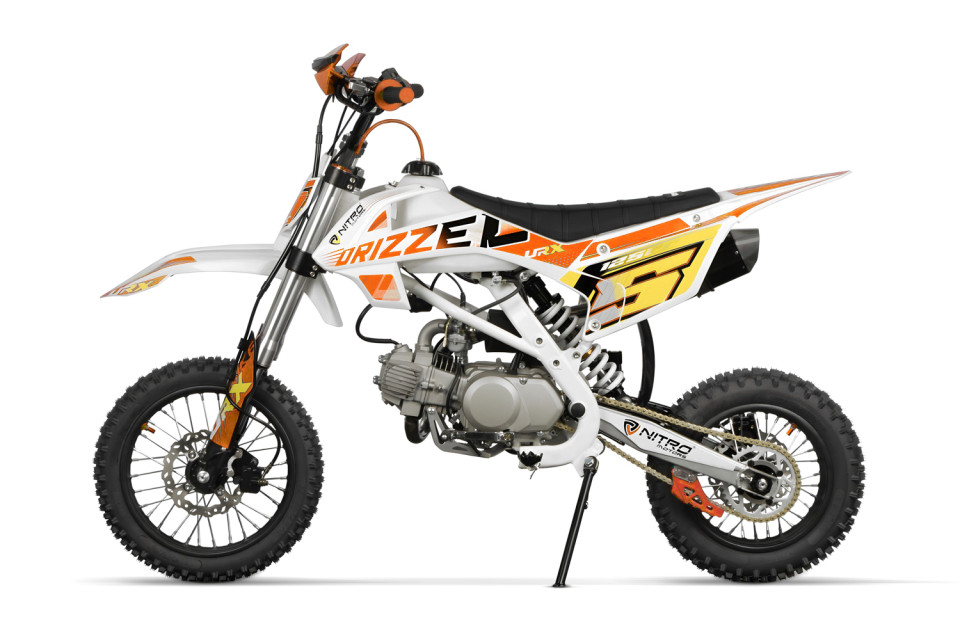Dirtbike 125cc Drizzel UX URX 14/12 kickstart orange
