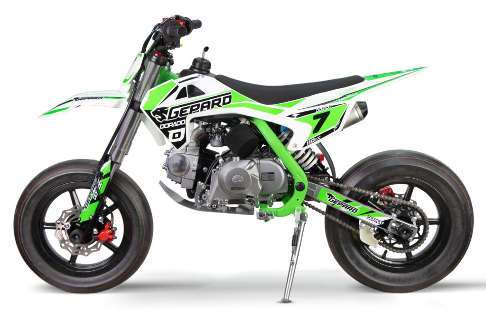Dirtbike 110cc CRX Performance Supermoto 12/12 red