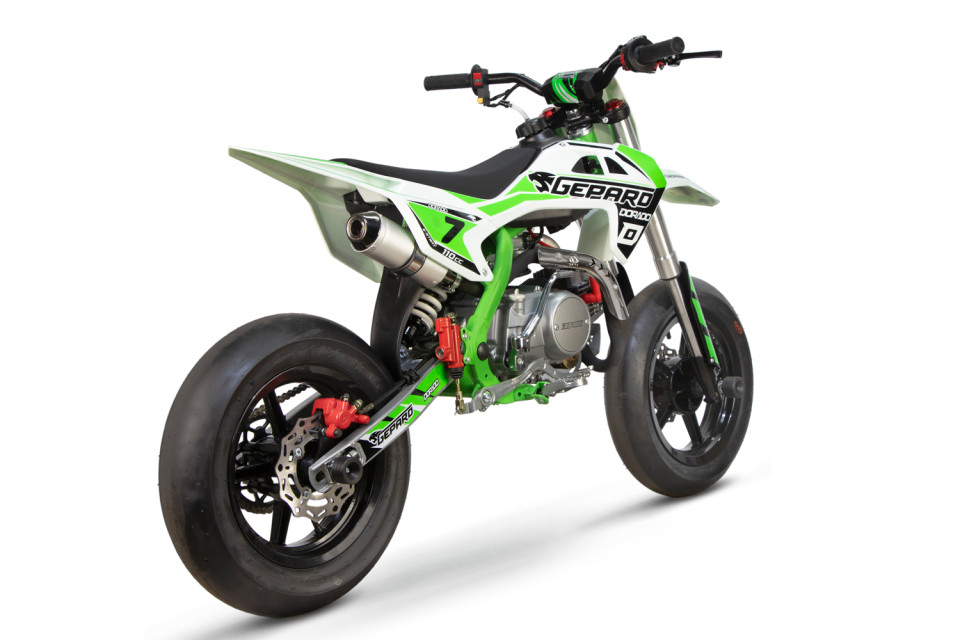 Dirtbike 110cc CRX Performance Supermoto 12/12 red