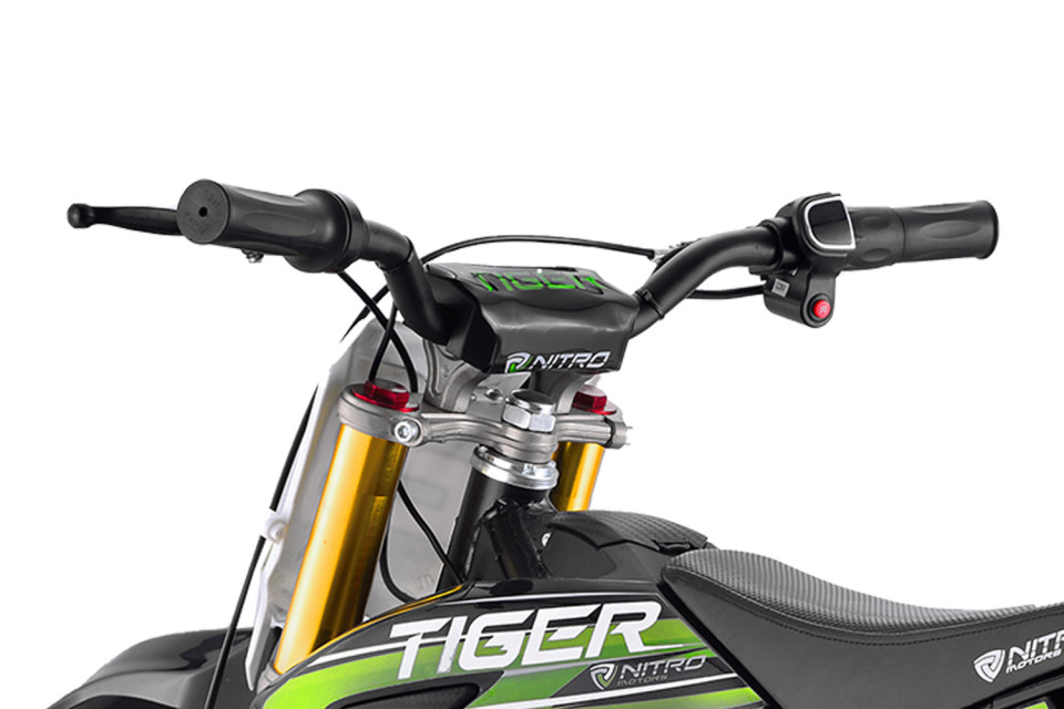 Eco Dirtbike 1000W Tiger DLX 12 Red lood accu