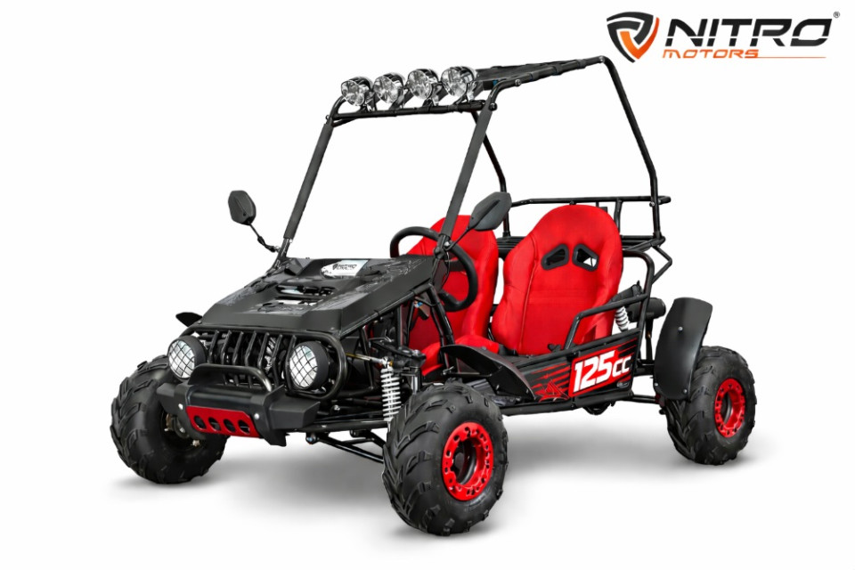Buggy 125CC RG7-A Hunt 7'' Automaat Black