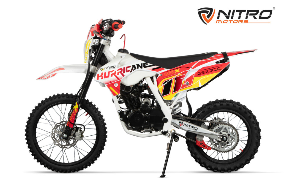 Dirtbike Hurricane UX URX 19/16 Kick + E-Start red