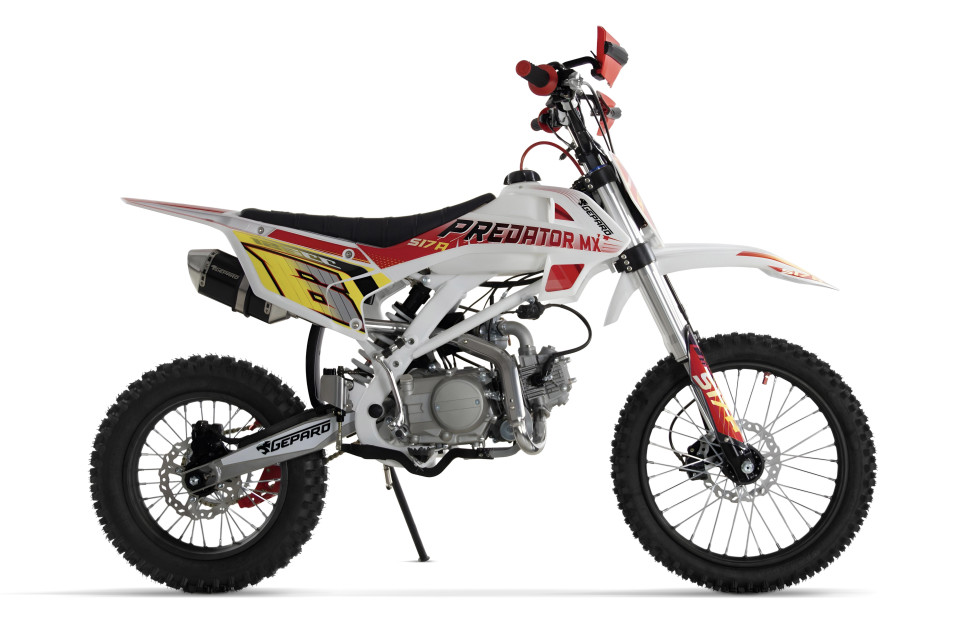 Midi Dirtbike Gepard Predator MX-A S17/14 125cc Red
