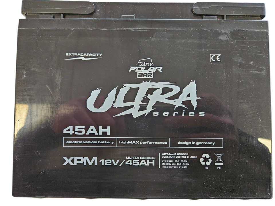 (27i4c) Accu 12 volt 45 Ah