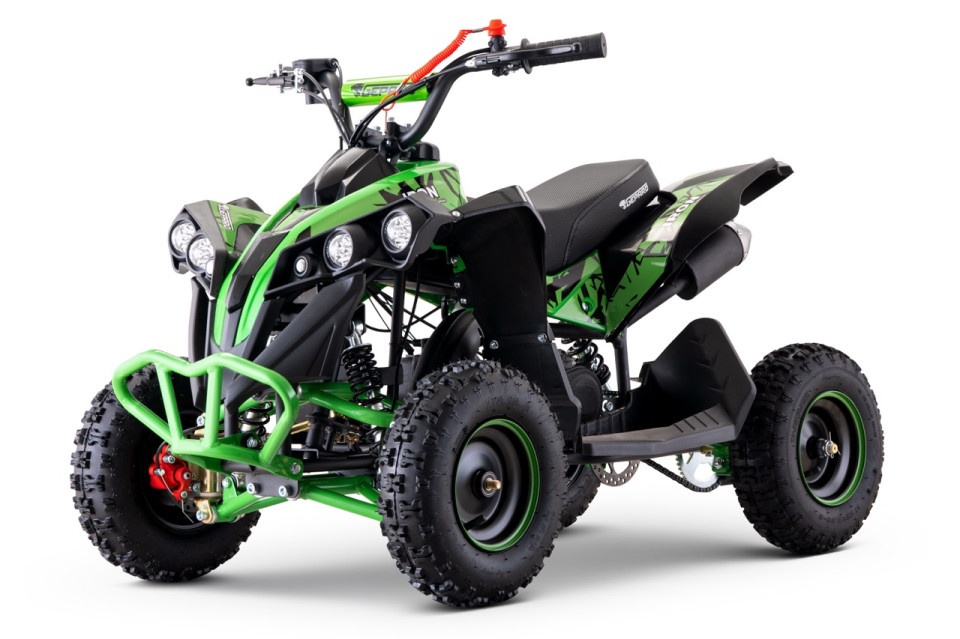Gepard Kinderquad 49cc Iron 6 inch Green