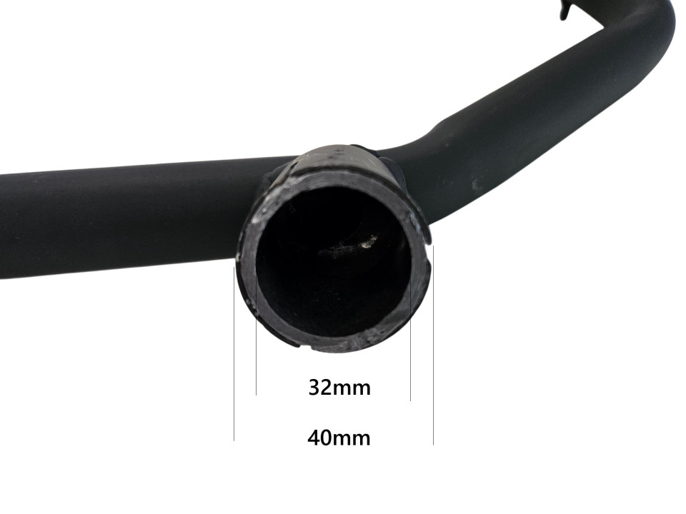 (10D2c) Uitlaat tussenstuk 40mm Jinling JLA Loncin 21b
