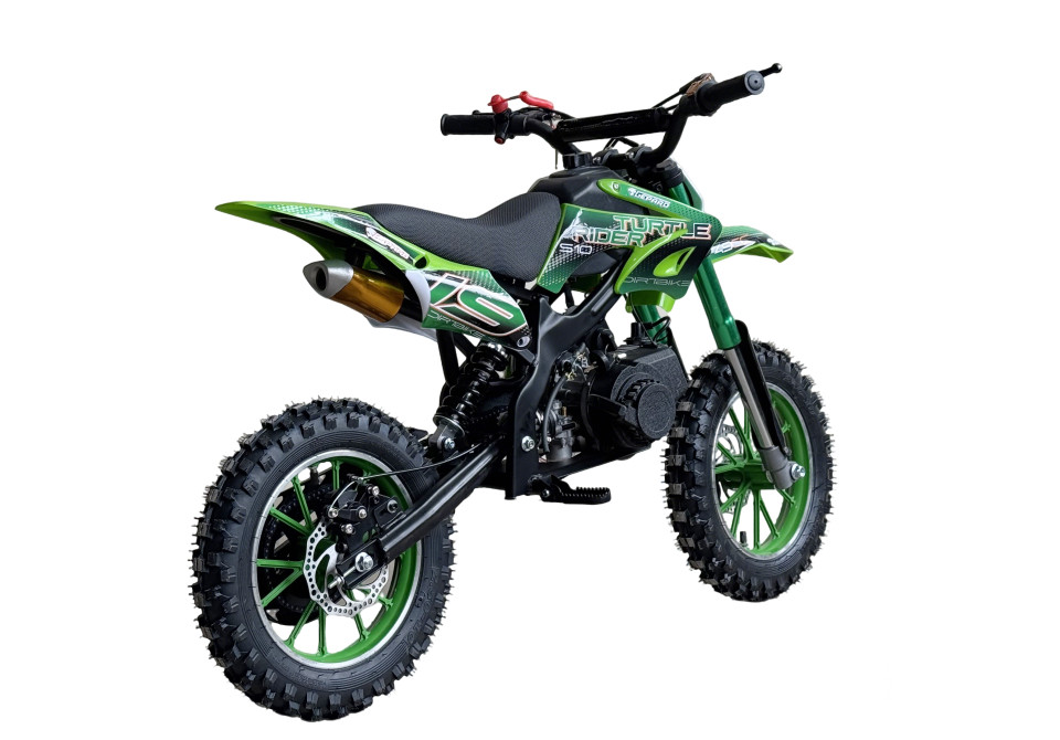 MiniCrosser dirtbike Gepard Turtle Rider 10/10 49cc Green