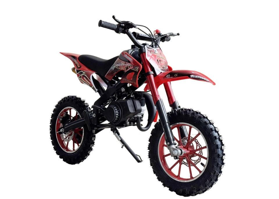 MiniCrosser dirtbike Gepard Turtle Rider 10/10 49cc Red