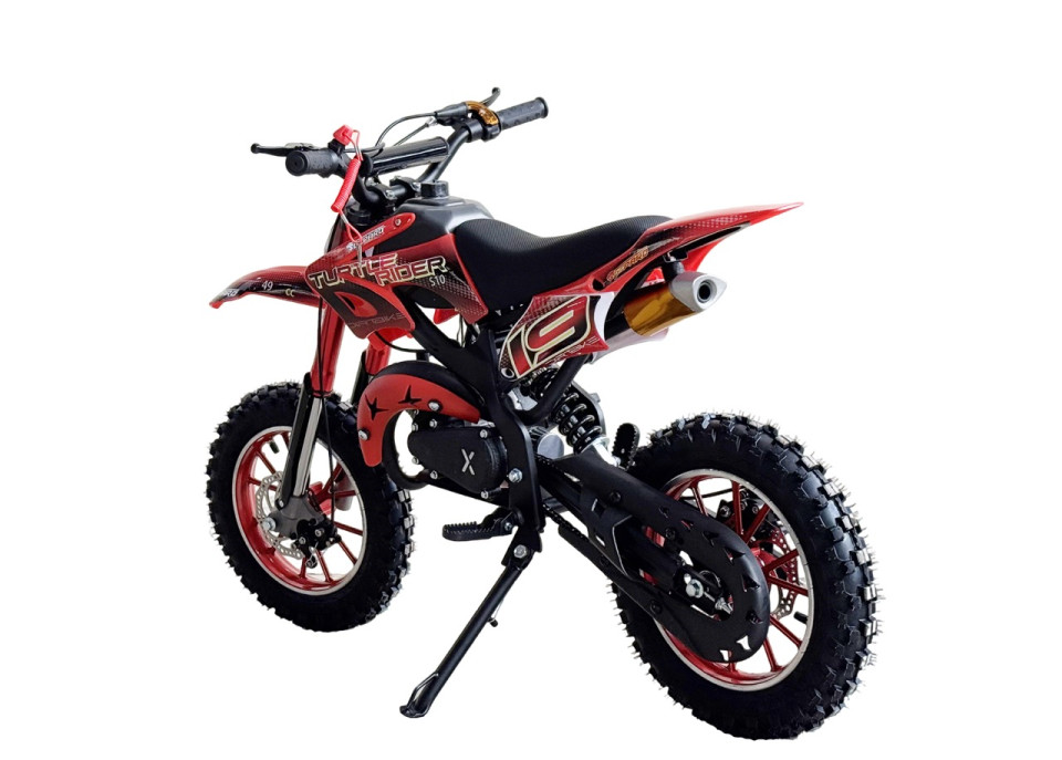 MiniCrosser dirtbike Gepard Turtle Rider 10/10 49cc Red